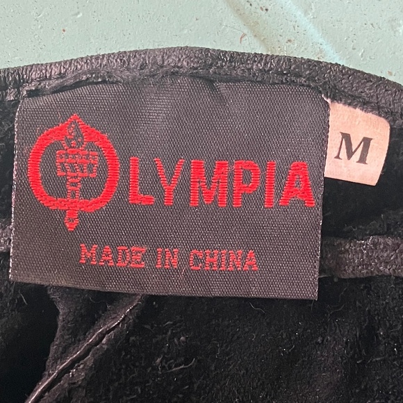 Men's Leather Motorcycle Perforated Riding Biker Gloves, Black, Size Medium - Picture 7 of 7